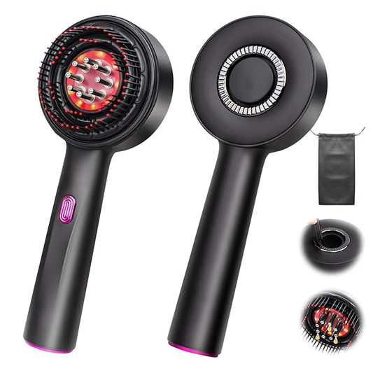 Electric Scalp Massager & Oil Applicator – 3-in-1 Smart Scalp Hair Massage Comb